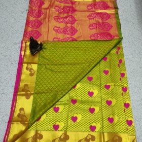 Best kanchipuram bhutas embosed saree